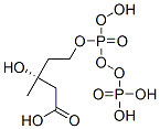 (3R)-3-hydroxy-5-(hydroxy(phosphonooxy)phosphoryloxy)-3-methylpentanoic acid