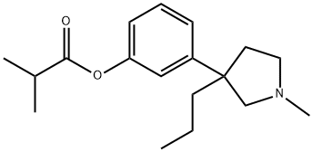 Isobutyric acid 3-(1-methyl-3-propyl-3-pyrrolidinyl)phenyl ester