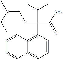 α-[2-[Ethyl(methyl)amino]ethyl]-α-isopropyl-1-naphthaleneacetamide