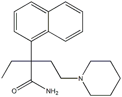 α-Ethyl-α-(2-piperidinoethyl)-1-naphthaleneacetamide
