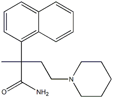 α-Methyl-α-(2-piperidinoethyl)-1-naphthaleneacetamide