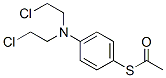 Thioacetic acid S-[p-[bis(2-chloroethyl)amino]phenyl] ester