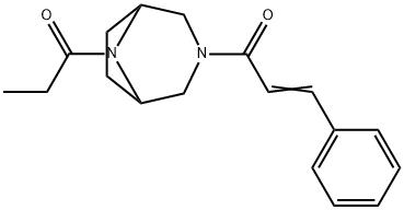 3-(3-Phenylacryloyl)-8-propionyl-3,8-diazabicyclo[3.2.1]octane