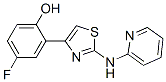 2-(2-Aanilino-4-thiazolyl)-4-fluorophenol