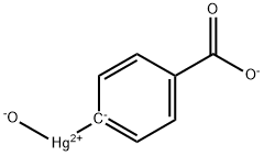Mercurate(1-), (4-carboxylatophenyl)hydroxy-