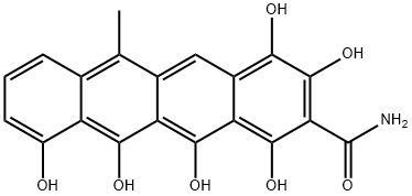 1,3,4,10,11,12-Hexahydroxy-6-methyl-2-naphthacenecarboxamide