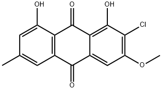 1,8-Dihydroxy-3-methyl-6-methoxy-7-chloroanthracene-9,10-dione