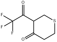 4H-Thiopyran-4-one, tetrahydro-3-(trifluoroacetyl)- (8CI)