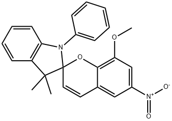 1-Phenyl-3,3-dimethyl-8'-methoxy-6'-nitrospiro[1H-indole-2(3H),2'-[2H-1]benzopyran]