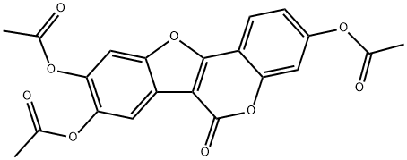 3,8,9-Tris(acetyloxy)-6H-benzofuro[3,2-c][1]benzopyran-6-one