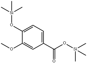 Benzoic acid, 3-methoxy-4-[(trimethylsilyl)oxy]-, trimethylsilyl ester