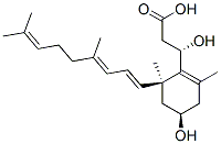 (3S)-3-[(4R,6S)-6-[(1E,3E)-4,8-dimethylnona-1,3,7-trienyl]-4-hydroxy-2 ,6-dimethyl-1-cyclohexenyl]-3-hydroxy-propanoic acid