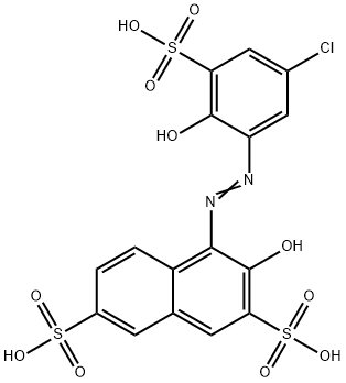 1-[(5-Chloro-2-hydroxy-3-sulfophenyl)azo]-2-hydroxy-3,6-naphthalenedisulfonic acid
