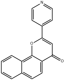 4-(4-OXO-4H-BENZO[H]CHROMEN-2-YL)-PYRIDINIUM BISULFATE