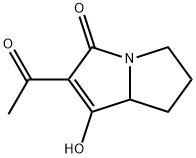 3H-Pyrrolizin-3-one,2-acetyl-5,6,7,7a-tetrahydro-1-hydroxy-(7CI,8CI,9CI)