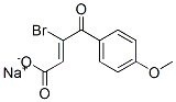 (Z)-3-(p-Anisoyl)-3-bromoacrylic acid sodium salt