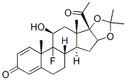 PREGNA-1,4-DIENE-3,20-DIONE,9-FLUORO-11-HYDROXY-16,17-[(1-METHYLETHYLIDENE)BIS(OXY)]-, (11B,16A)-