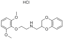2-[(2,6-二甲氧基苯氧乙基)氨基甲基]-1,4-苯并二烷 盐酸盐