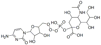 5-acetylamino-2-[[5-(4-amino-2-oxo-pyrimidin-1-yl)-3,4-dihydroxy-oxolan-2-yl]methoxy-hydroxy-phosphoryl]oxy-4-hydroxy-6-(1,2,3-trihydroxypropyl)oxane-2-carboxylic acid