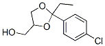 [2-(4-chlorophenyl)-2-ethyl-1,3-dioxolan-4-yl]methanol