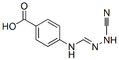 Benzoic acid, 4-[[(cyanoamino)iminomethyl]amino]- (9CI)