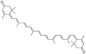 (4E)-3,5,5-trimethyl-4-[(2E,4E,6E,8E,10E,12E,14E,16E,18E)-3,7,12,16-te tramethyl-18-(2,6,6-trimethyl-4-oxo-1-cyclohex-2-enylidene)octadeca-2, 4,6,8,10,12,14,16-octaenylidene]cyclohex-2-en-1-one