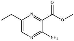 Pyrazinecarboxylic acid, 3-amino-6-ethyl-, methyl ester (7CI,8CI)