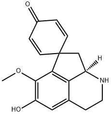 [R,(+)]-1,1',2',3',8',8'a-Hexahydro-5'-hydroxy-6'-methoxyspiro[2,5-cyclohexadiene-1,7'-cyclopenta[ij]isoquinoline]-4-one