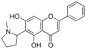 5,7-Dihydroxy-6-(1-methyl-2-pyrrolidinyl)flavone