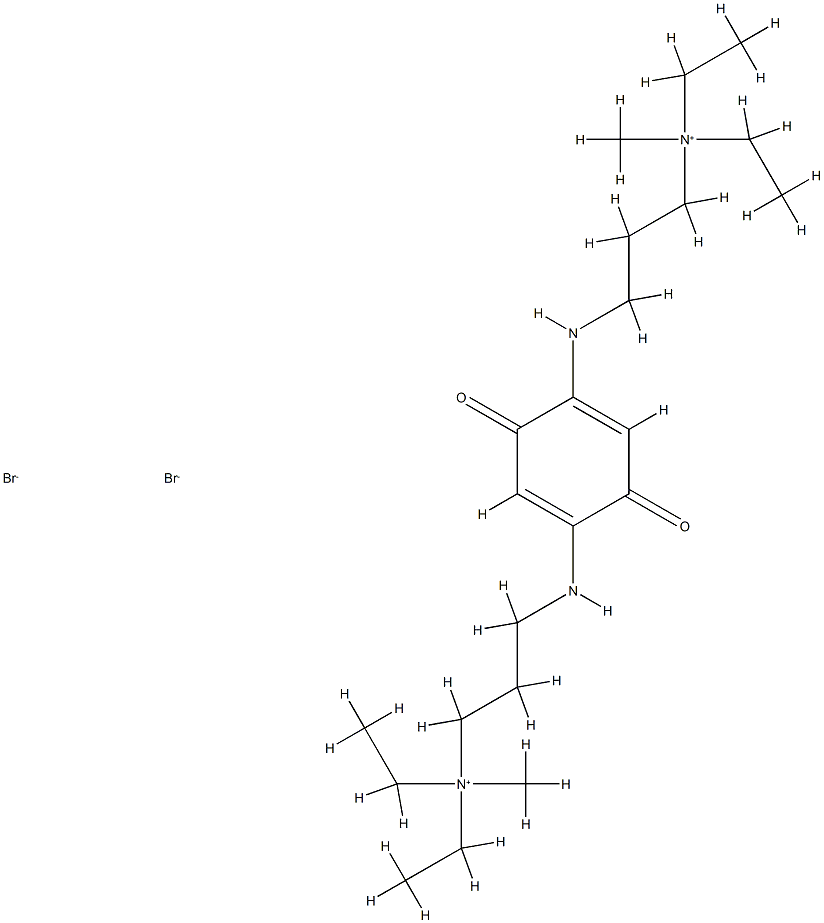AMMONIUM, (p-BENZOQUINON-2,5-YLENEBIS(IMINOTRIMETHYLENE))BIS(DIETHYLME THYL-, DIB