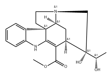 (19S)-2,16-Didehydro-19,20-dihydroxycuran-17-oic acid methyl ester