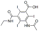 3-Acetylamino-5-(ethylcarbamoyl)-2,4,6-triiodobenzoic acid