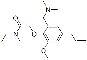 2-[[4-Allyl-2-(N,N-dimethylaminomethyl)-6-methoxyphenyl]oxy]-N,N-diethylacetamide