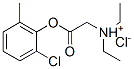 (2-chloro-6-methyl-phenoxy)carbonylmethyl-diethyl-azanium chloride