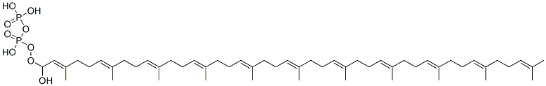 (hydroxy-(3,7,11,15,19,23,27,31,35,39,43-undecamethyltetratetraconta-2,6,10,14,18,22,26,30,34,38,42-undecaenoxy)phosphoryl)oxyphosphonic acid