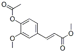 3-Methoxy-4-acetoxybenzeneacrylic acid methyl ester