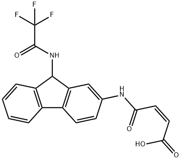 3-[[9-[(2,2,2-trifluoroacetyl)amino]-9H-fluoren-2-yl]carbamoyl]prop-2- enoic acid