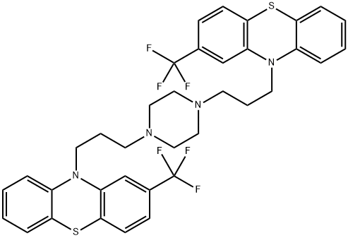 Phenothiazine, 10,10'-[1,4-piperazinediylbis(trimethylene)]bis[2-(trifluoromethyl)- (6CI,8CI)