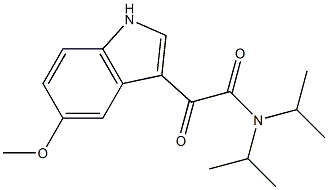 1H-Indole-3-acetamide, 5-methoxy-N,N-bis(1-methylethyl)-a-oxo-