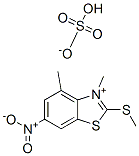 3-甲基-2-(甲硫基)-6-硝基苯并噻唑鎓硫酸甲酯盐