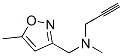 Isoxazole, 5-methyl-3-[(methyl-2-propynylamino)methyl]- (7CI,8CI)