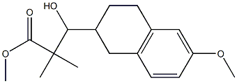 1,2,3,4-Tetrahydro-β-hydroxy-6-methoxy-α,α-dimethyl-2-naphthalenepropanoic acid methyl ester
