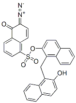1-[(2-hydroxynaphthyl)methyl]-2-naphthyl 6-diazo-5,6-dihydro-5-oxonaphthalene-1-sulphonate