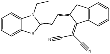 ((2E)-2-[(2Z)-2-(3-ETHYL-1,3-BENZOTHIAZOL-2(3H)-YLIDENE)ETHYLIDENE]-2,3-DIHYDRO-1H-INDEN-1-YLIDENE)MALONONITRILE