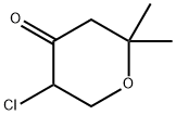 4H-Pyran-4-one,  5-chlorotetrahydro-2,2-dimethyl-
