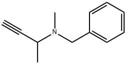 N-benzyl-N,1-dimethyl-2-propynylamine