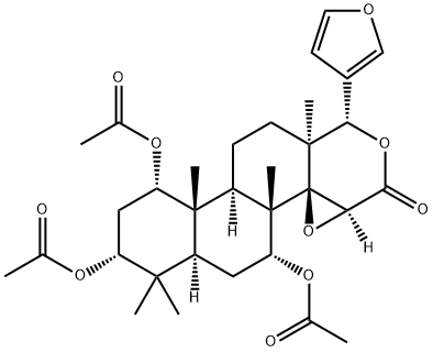 (13α,17aα)-1α,3α,7α-Triacetoxy-14β,15β:21,23-diepoxy-4,4,8-trimethyl-D-homo-24-nor-17-oxa-5α-chola-20,22-dien-16-one