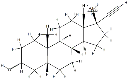 Pregn-20-yne-3,17-diol, (3α,5β,17α)-