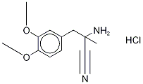 rac α-AMino-3,4-diMethoxy-α-Methylbenzenepropanenitrile Hydrochloride