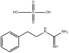 Bis(1-(2-phenylethyl)guanidine) sulfuric acid